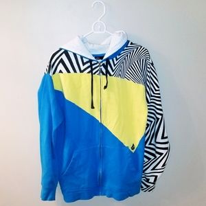 Volcom zip up Men's colorful jacket